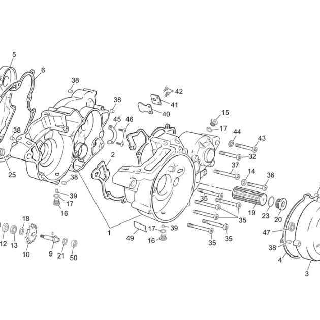 RED VALVE OIL PUMP 4T TRIAL