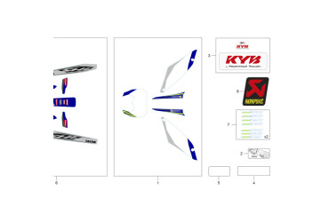NUMBER PLATE STICKER  KIT END 2023