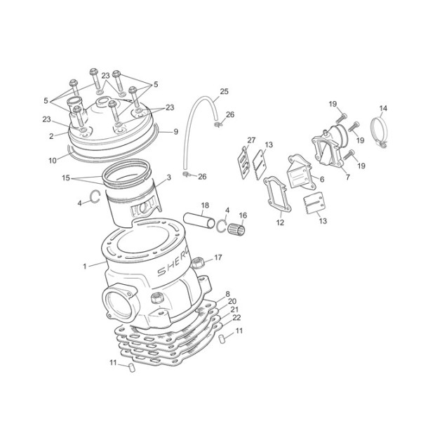 PISTON CPL DIAM 44.5 80 TRIAL