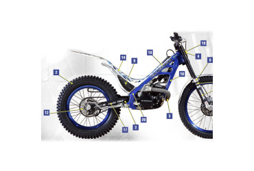 REAR SPROKET 46D 4 TROUS 2002