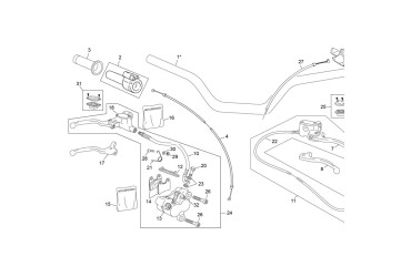 GUIDE FRONT BRAKE HOSE