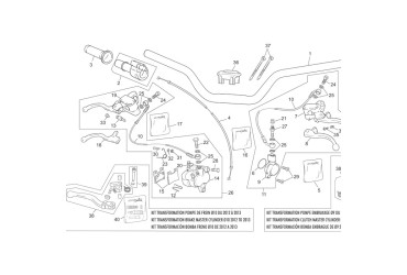 KIT REPAIR MASTER CYLINDER CPL FRONT SEE REF 5517