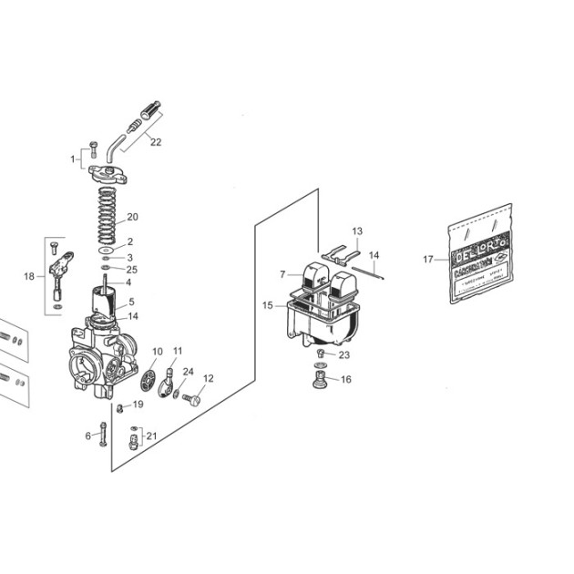 CARBURATOR KIT SEEL 4T