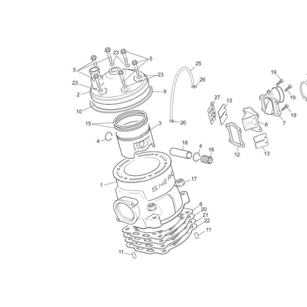 SET RINGS 125CC