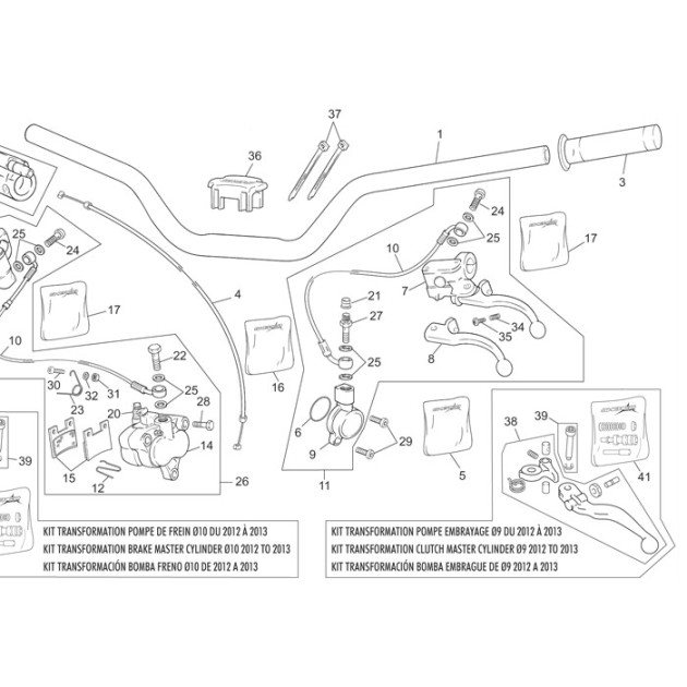 KIT FRONT CALIPER 2002