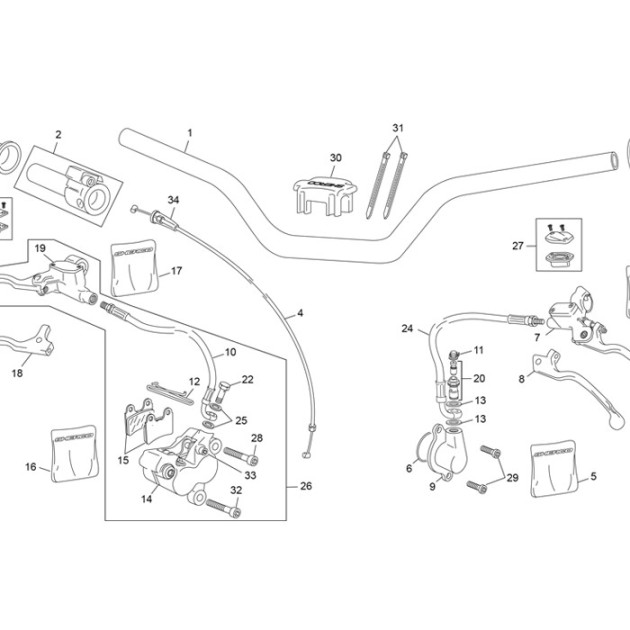 PIN FRONT CALIPER DL PISTON