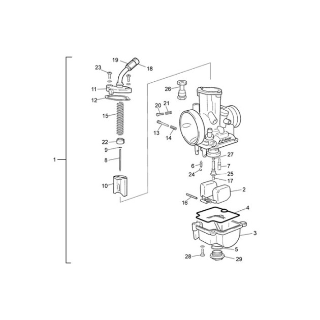 KIT TUB CARBURATEUR