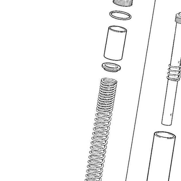 FORK ASSY LEFT 50 END