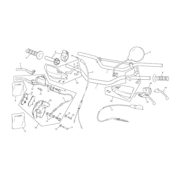 PAD BRAKE FRONTPAIR 50 END