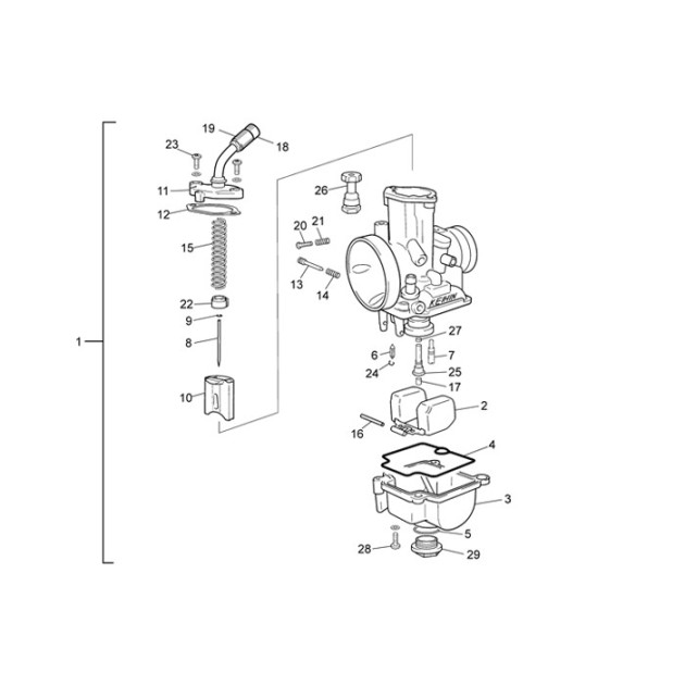 CARBURATOR CONEXION PETROL TUB