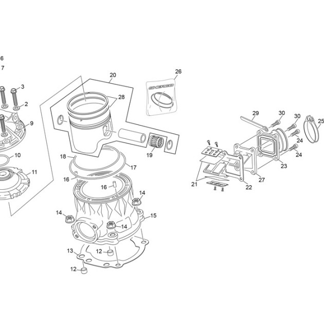 SET RING 250CC
