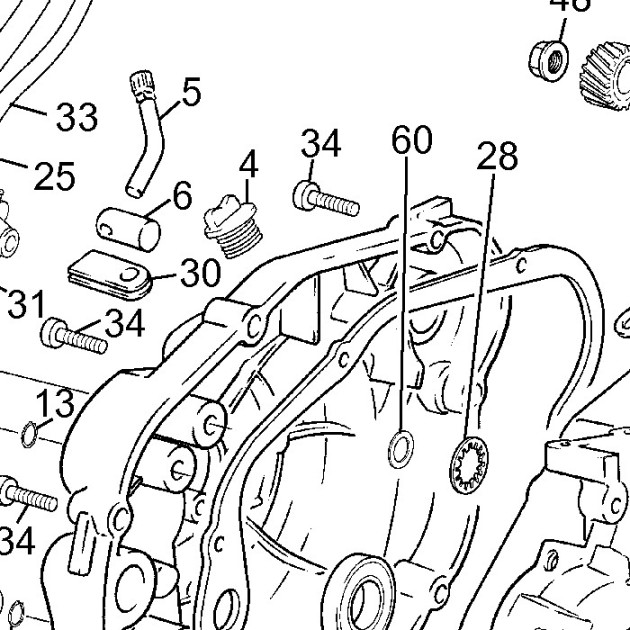 COVER FLYWHEEL SIDE