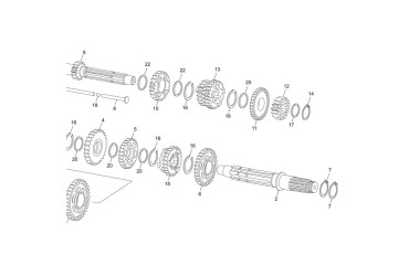 GEAR 6TH WHEEL (24T)