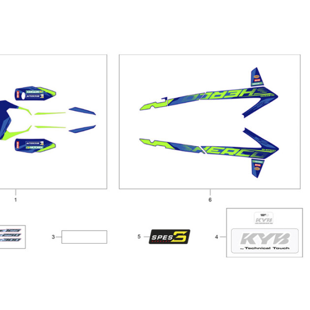 FACTORY 2 STROKES MUFFLER STICKER SPES