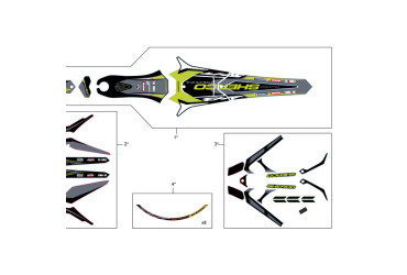 KIT BLISTER STICKERS ACCESORIES TR 22 SH F  FAJARDO