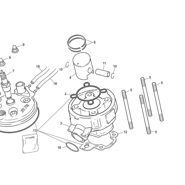 PISTON RING SET (STD)