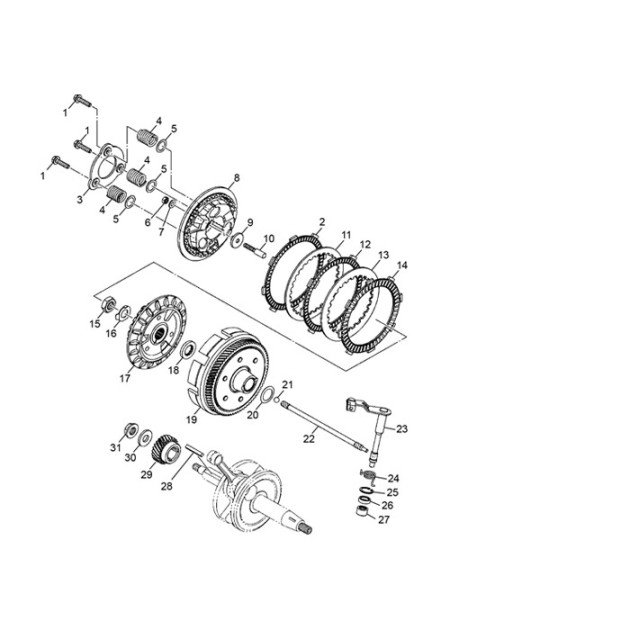 PLATE FRICTION 3541 125 4T MINA