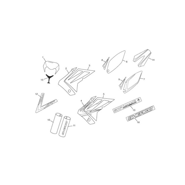 STICKER FORK SM 50 CUP JUEGO