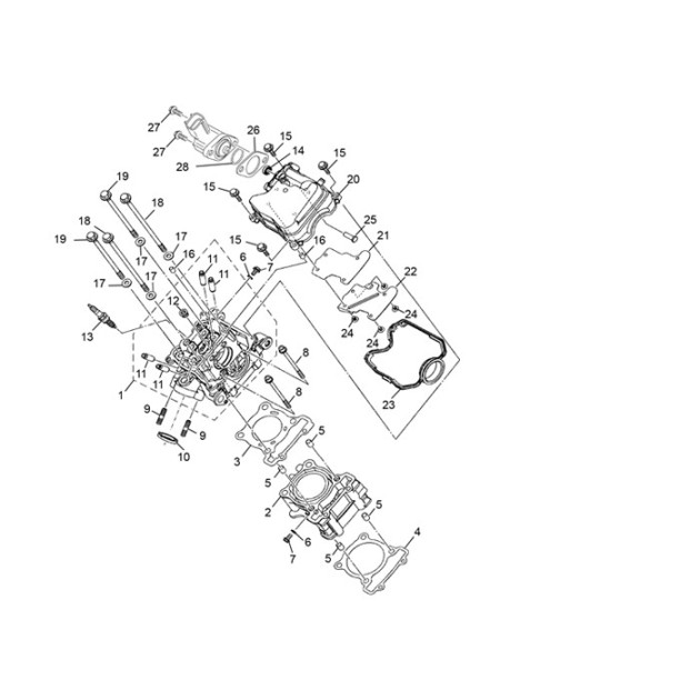ROCKER ARM COVER GASKET 125 4T MINA