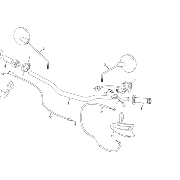 CLUTCH CABLE ENDURO 125 4T