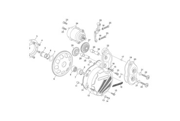 INIGNITION COVER TR SH133  E-STARTER SHERCO