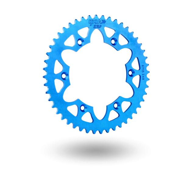 BLUE REAR SPROCKET ALU Z49