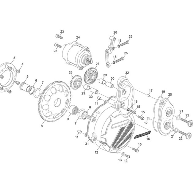 DOUBLE GEAR 2 ST SC 23 E-STARTER