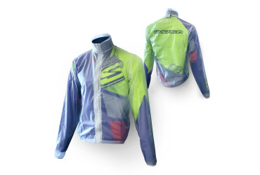 JACKET ZIPPED TRANSPARENT SHERCO