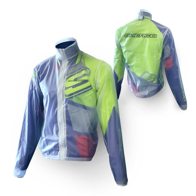 JACKET ZIPPED TRANSPARENT SHERCO