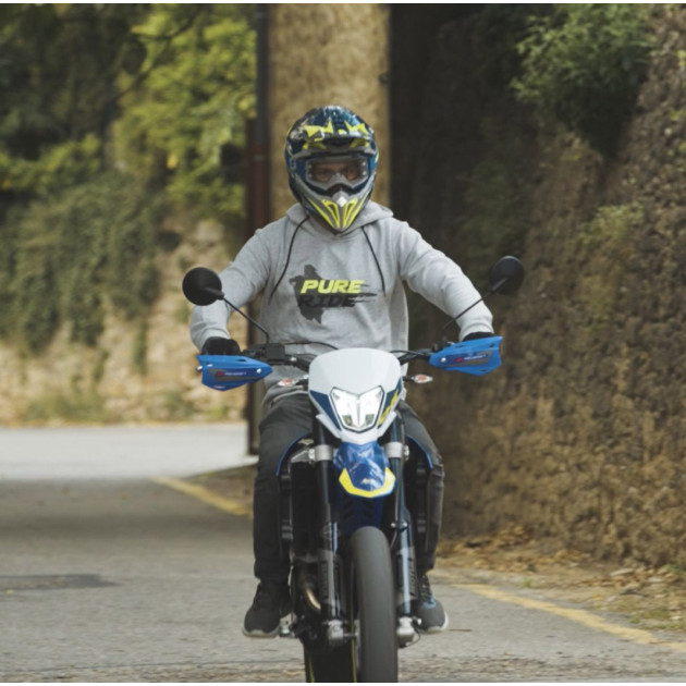 HOODIE MAN PURE RIDE GREY
