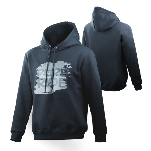 HOODIE WOMAN PURE RIDE BLACK XS