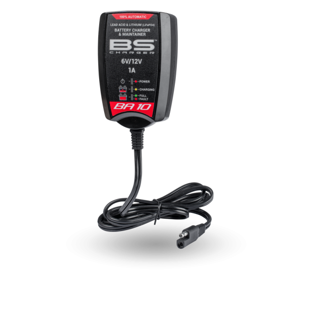 EUROPEAN LITHIUM + ACID BATTERY CHARGEUR 6V/12/ .1AP  (E.U PLUG)