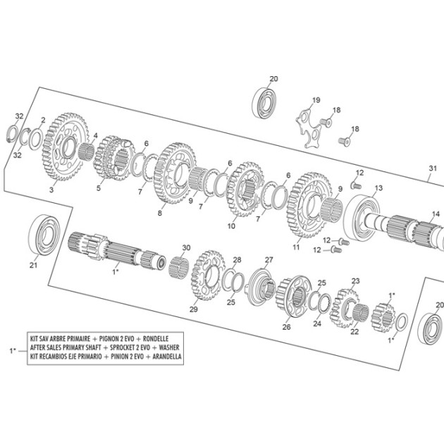 NEEDL BEARING  K18x22x10 CUT
