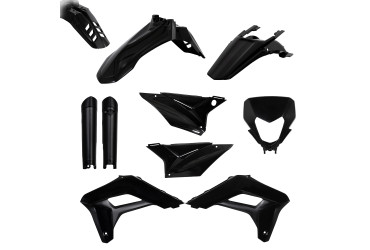 PLASTIC KIT 125 4 STROKE FACTORY BLACK 2023