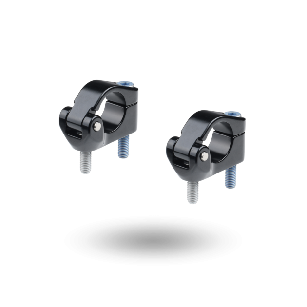 HANDELBAR HOLDER KIT X 2 BLACK FACTORY