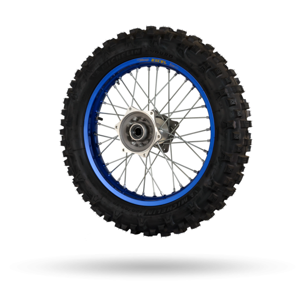 REAR WHEEL END BLUE WITHOUT DISC