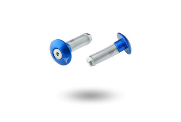 BAR ENDS SHERCO BLUE