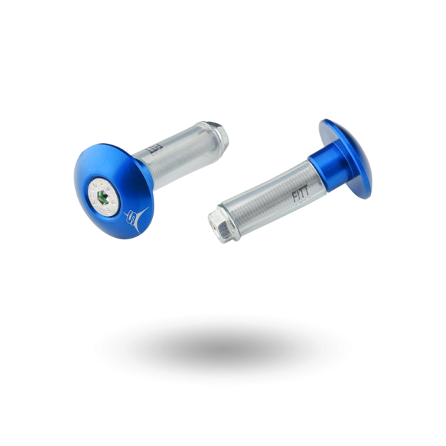 BAR ENDS SHERCO BLUE