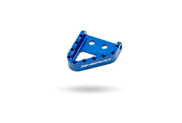 REAR BRAKE LEVER STEP PLATE ALU WITH PINS