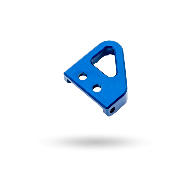 REAR BRAKE LEVER STEP PLATE ALU WITH PINS