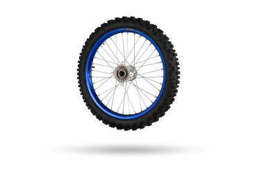 FRONT WHEEL  XP BLUE WITHOUT DISC
