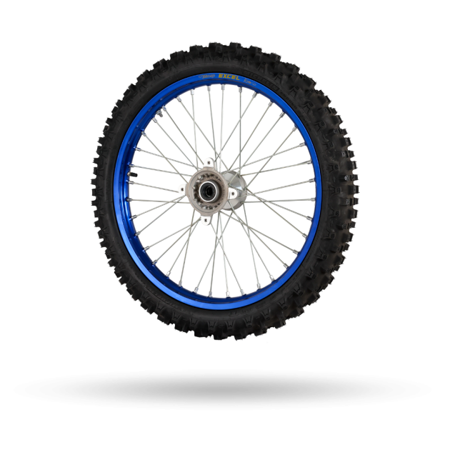 FRONT WHEEL  XP BLUE WITHOUT DISC