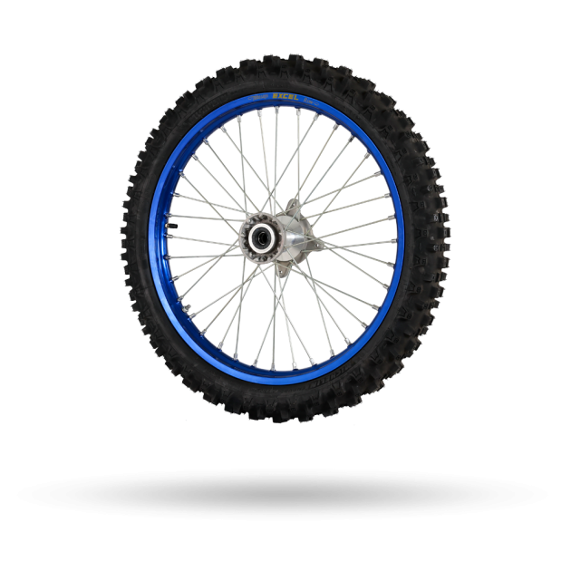 FRONT WHEEL  XP BLUE WITHOUT DISC