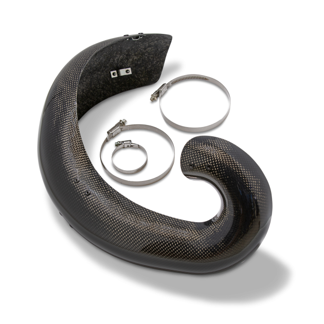 KIT CARBON PIPE GUARD 2T FMF