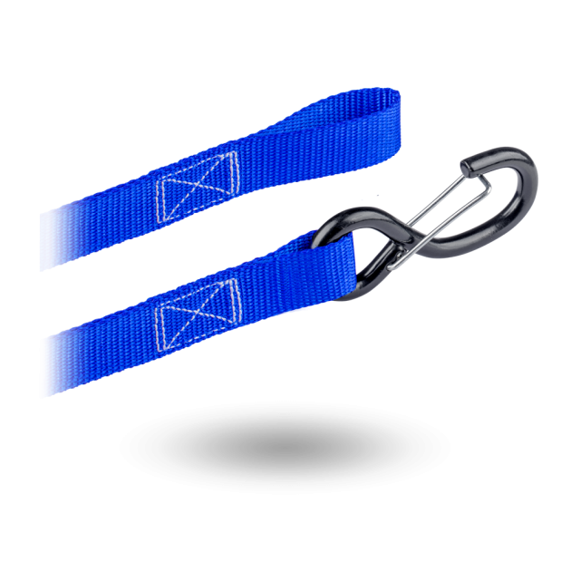 TIE DOWN STRAPS BLUE 35MM/WH