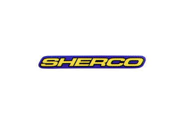 STICKER SHERCO 100 mm BLUE