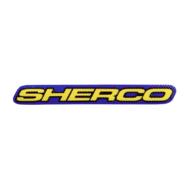STICKER SHERCO 100 mm BLUE