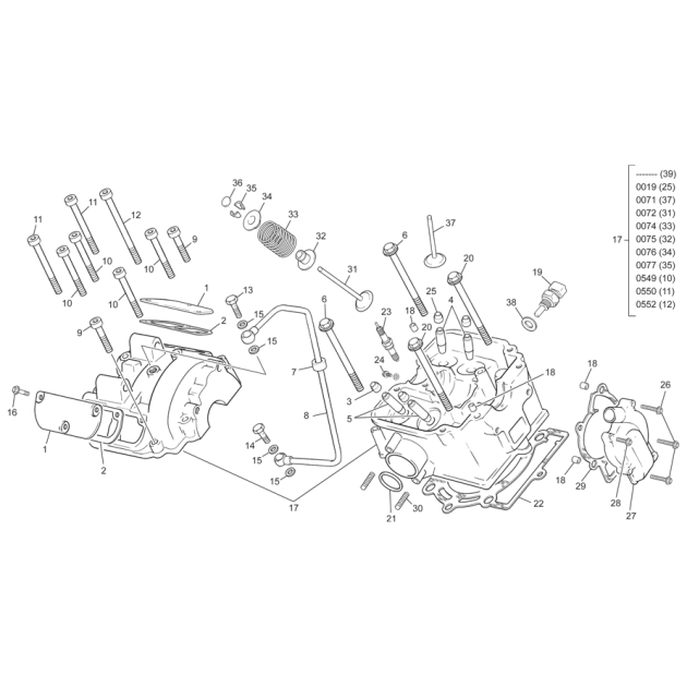 WATER PUMP GASKET END 450