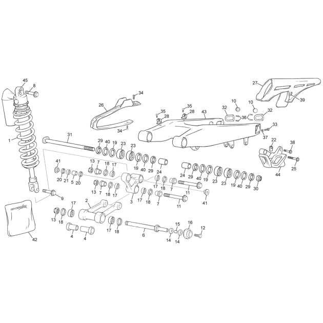 SHOCK ABSORBER SACHS REPAIR KIT 450 /250 END R