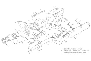 EXHAUSS MANIFOLD END 450